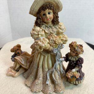 1995 Yesterdays' Child Dollstone Collection" Emily with Kathleen and Otis" The F